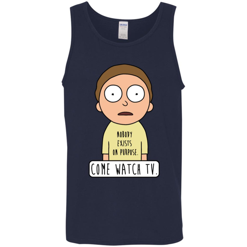 Rick And Morty Come Watch Tv Quote Men Tank Top