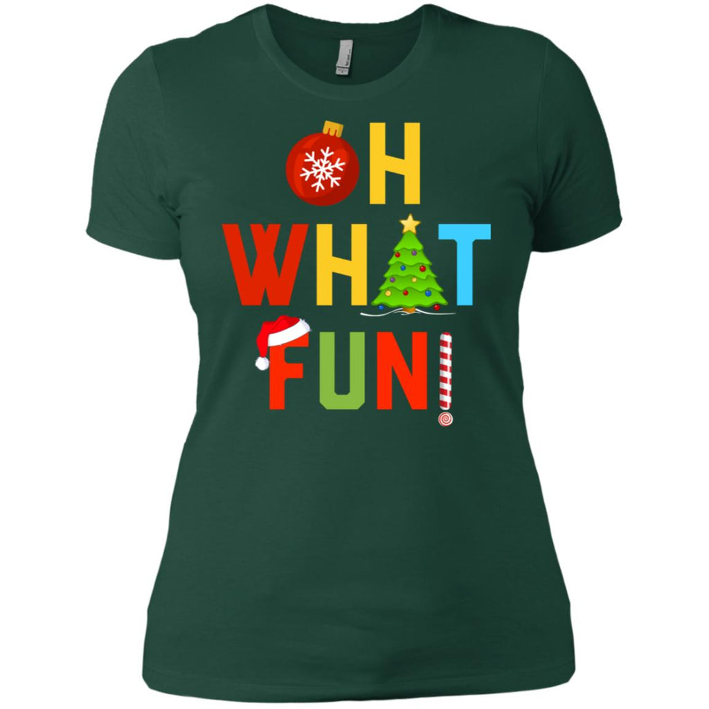Oh What Fun Merry Christmas Women T-Shirt