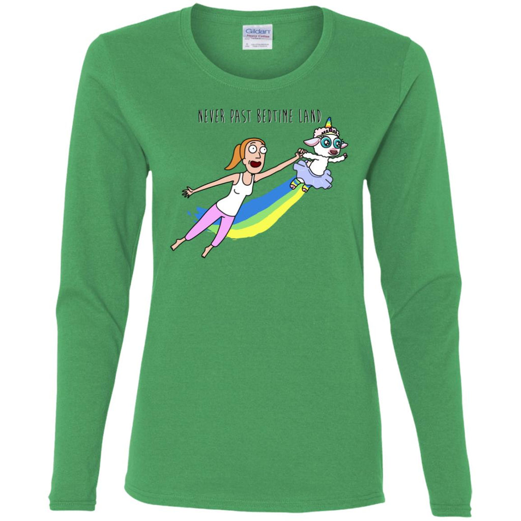 Rick And Morty Summer Never Past Bedtime Land Women Long Sleeve Shirt
