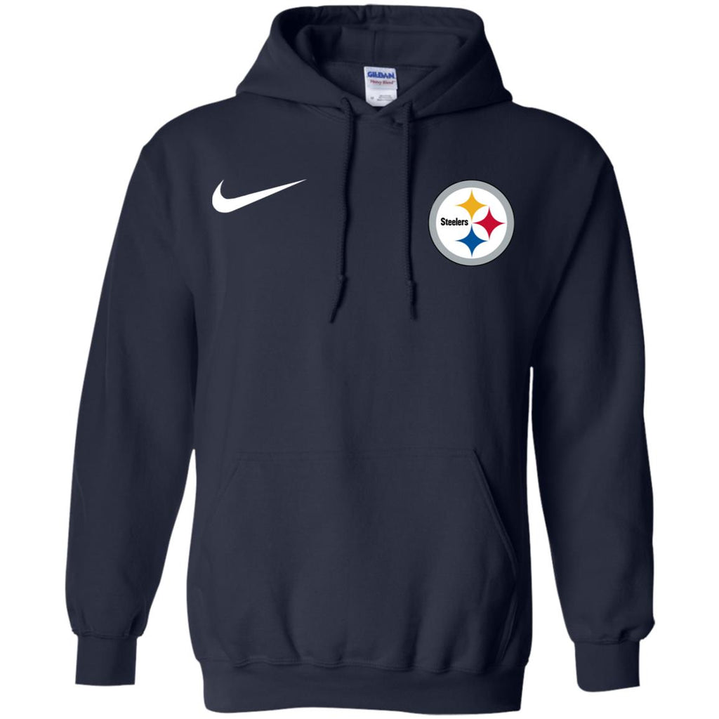 Nike Pittsburgh Steelers Logo Nfl Football Men Pullover Hoodie
