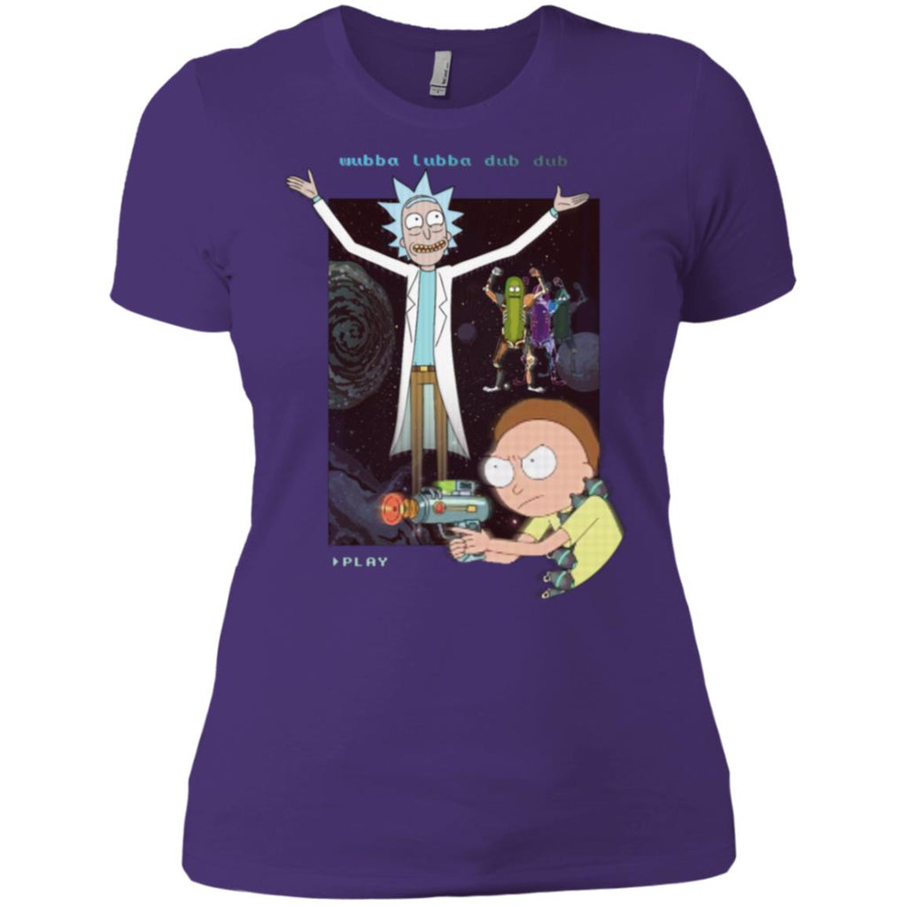 Rick And Morty Retro Video Game Women T-Shirt