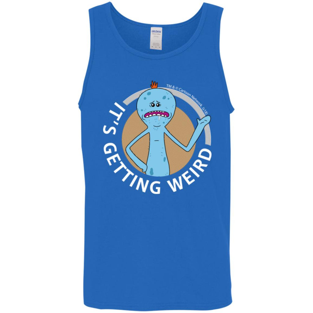 Rick And Morty Mr Meeseeks It's Getting Weird Mug Men Tank Top