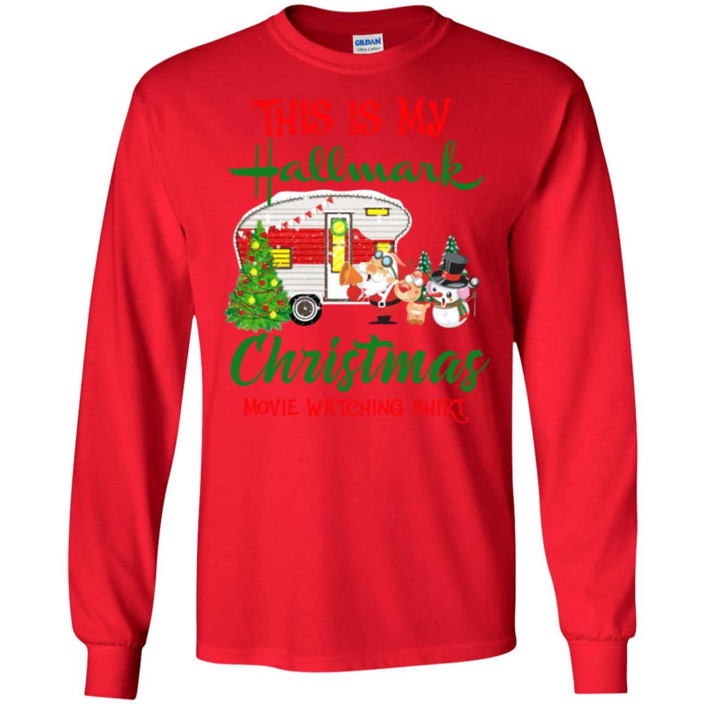 This Is My Hallmark Christmas Movie Watching Men Long SLeeve Shirt