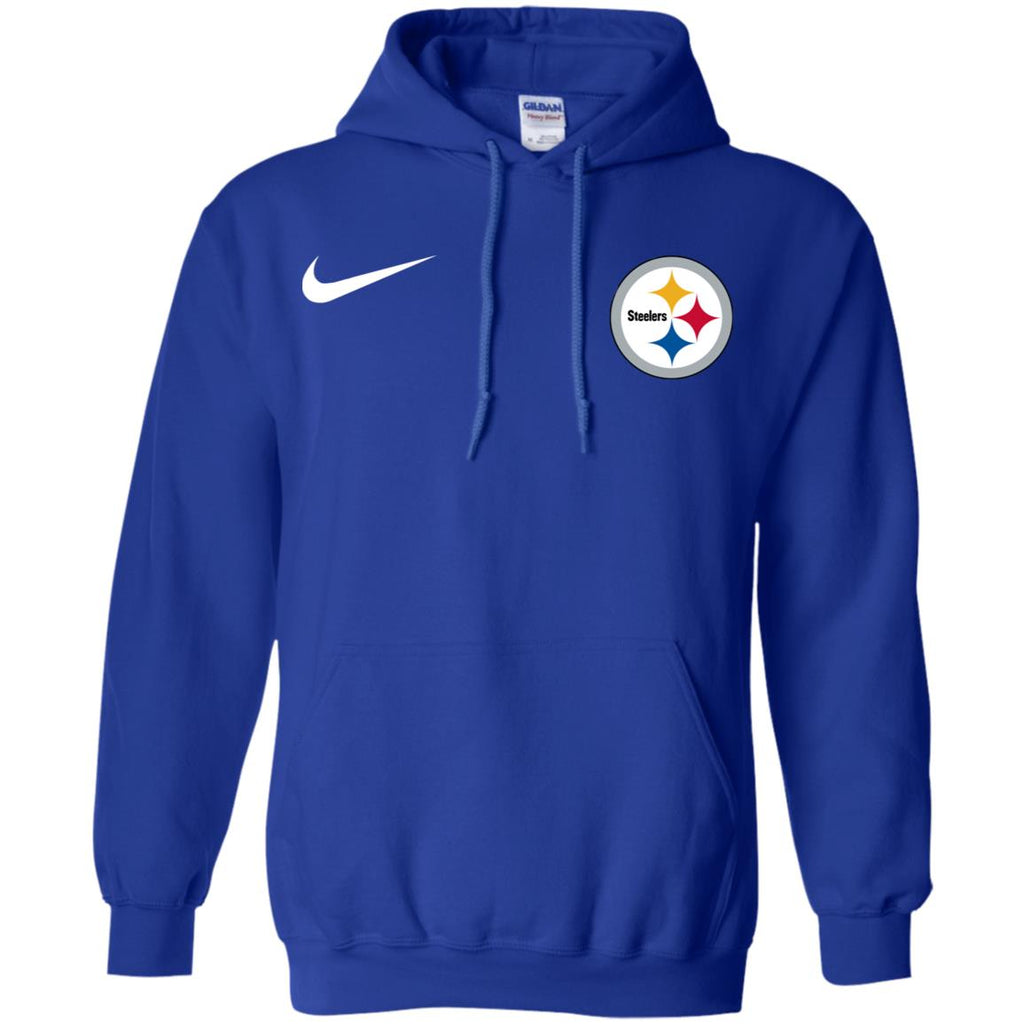 Nike Pittsburgh Steelers Logo Nfl Football Men Pullover Hoodie