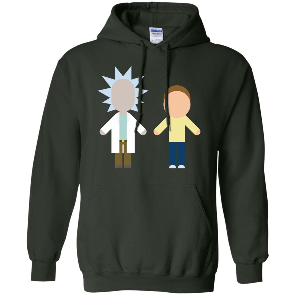 Rick And Morty Chibi Style Men Pullover Hoodie