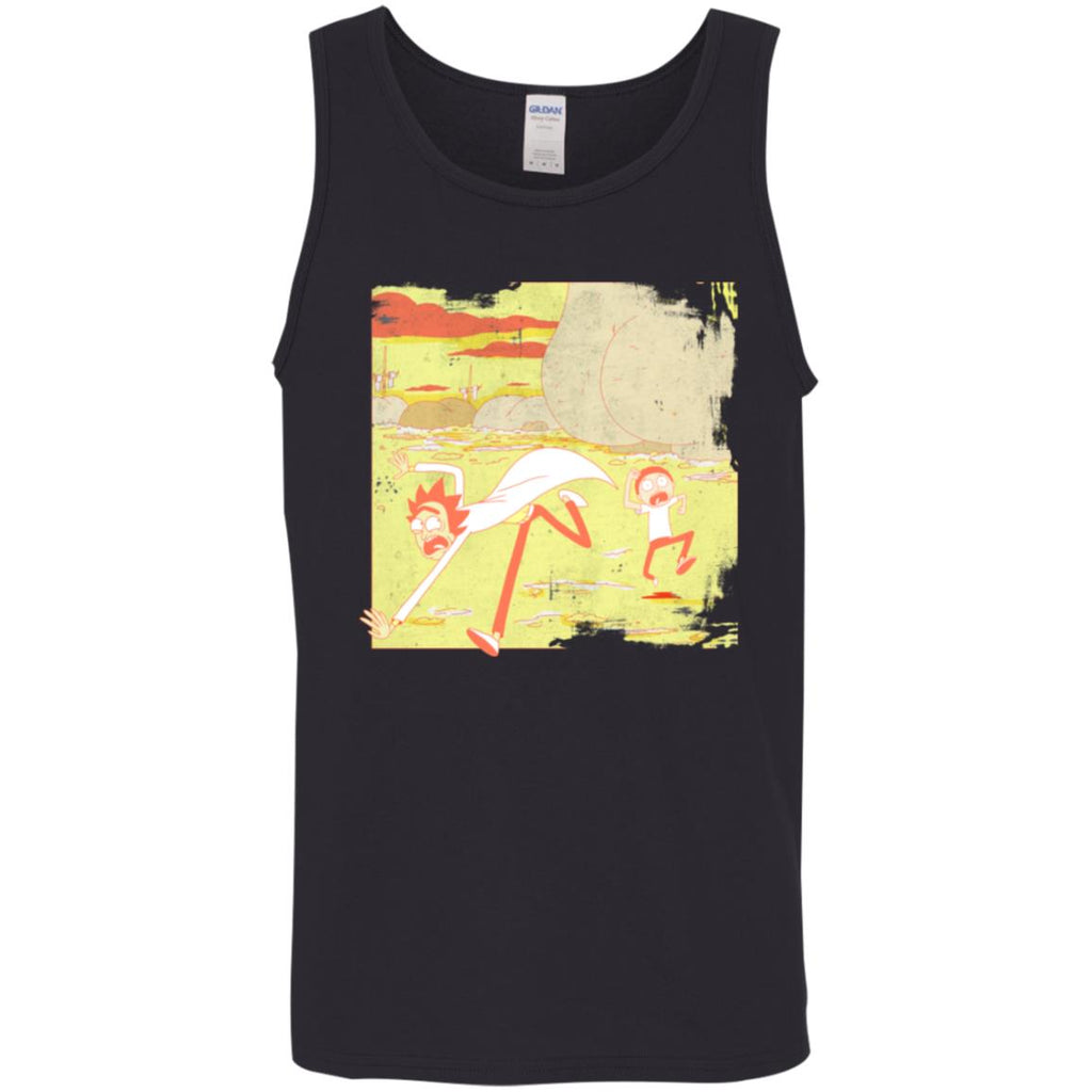 Rick And Morty Escape From Buttworld Men Tank Top