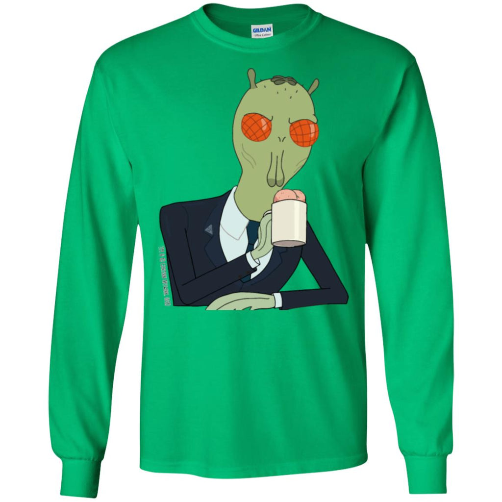 Rick And Morty Cornvelious Daniel Men Long SLeeve Shirt