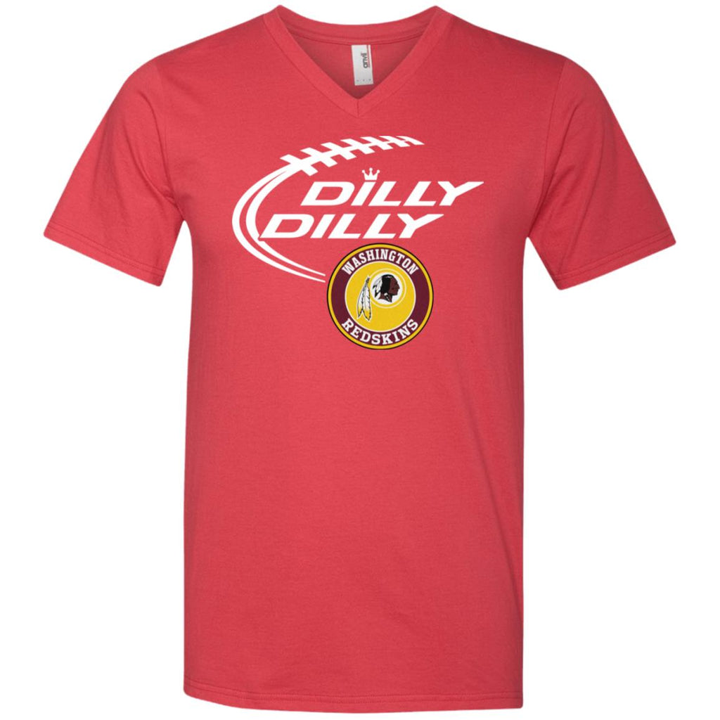 Dilly Dilly Washington Redskins Nfl Football Men V-Neck T-Shirt