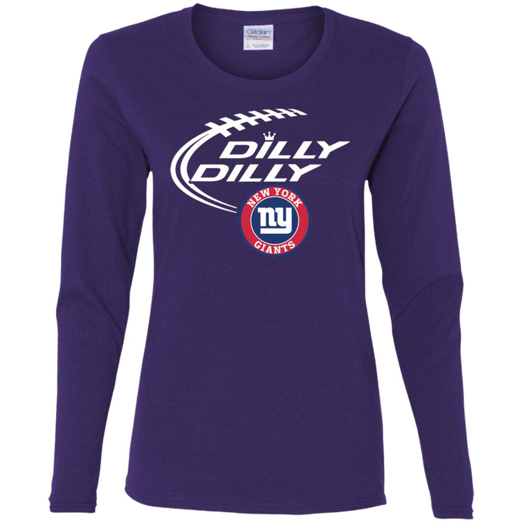 Dilly Dilly New York Giants Nfl Football Women Long Sleeve Shirt