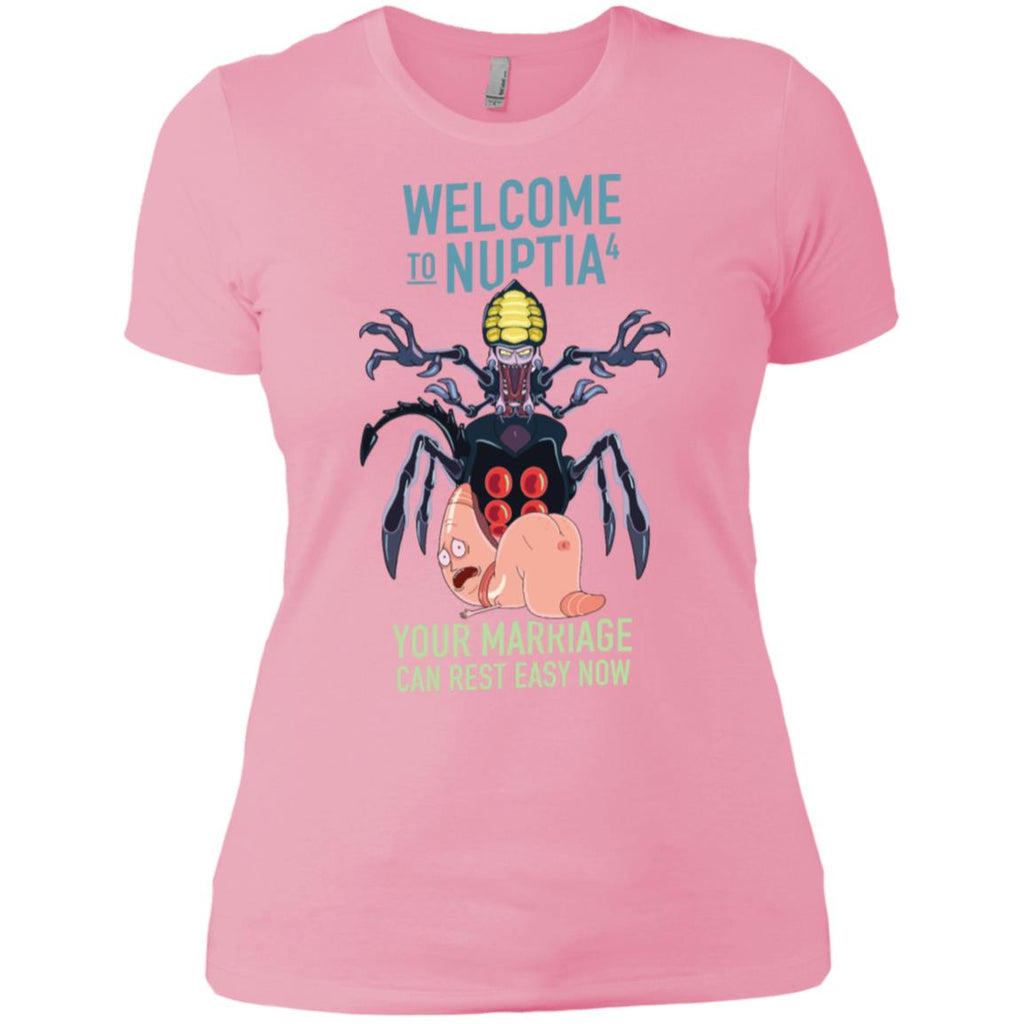 Rick And Morty Welcome To Nuptia Women T-Shirt