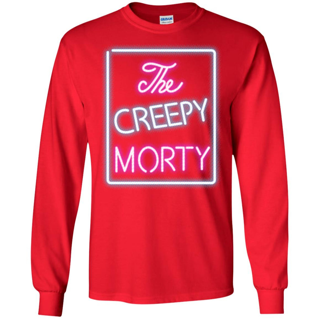 Rick And Morty The Creepy Morty Club Men Long SLeeve Shirt