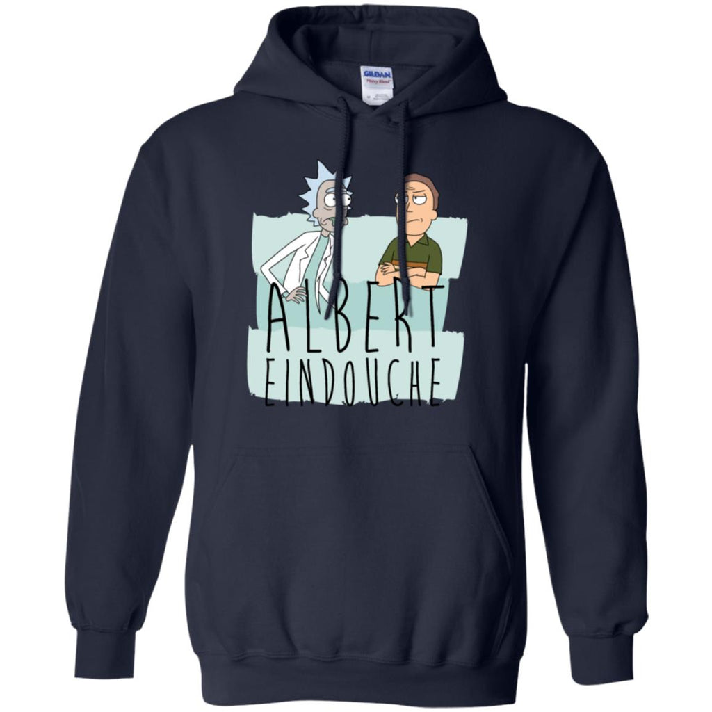 Rick And Morty Albert Eindouche Parody Men Pullover Hoodie