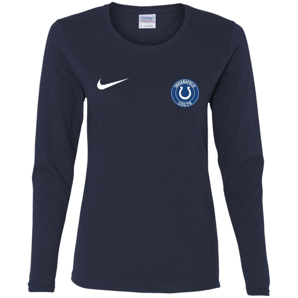 Nike Indianapolis Colts Nfl Football Women Long Sleeve Shirt