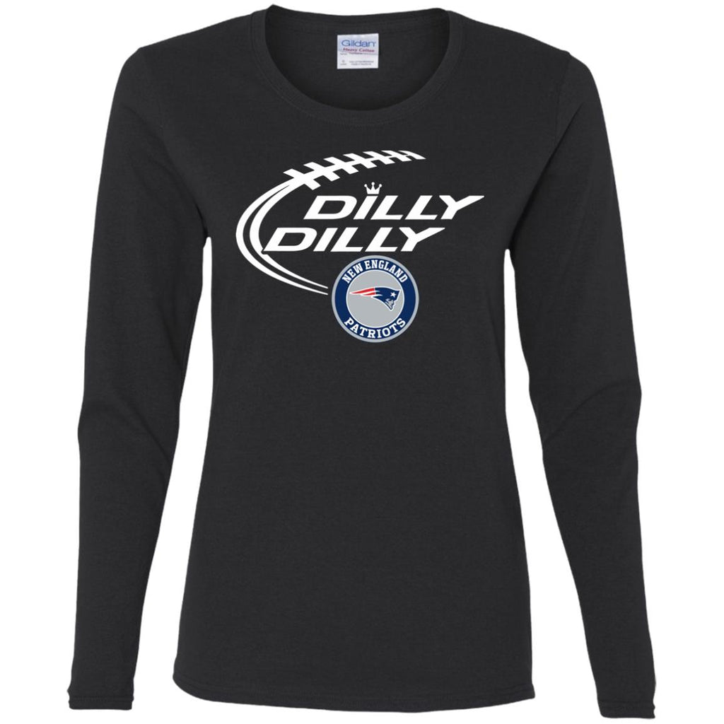 Dilly Dilly New England Patriots Nfl Football Women Long Sleeve Shirt