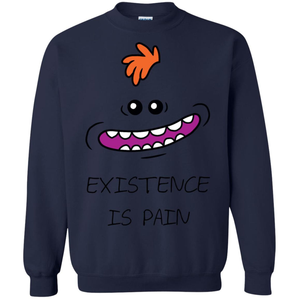 Rick And Morty Mr Meeseeks Existence Is Pain Unisex Crewneck Pullover Sweatshirt