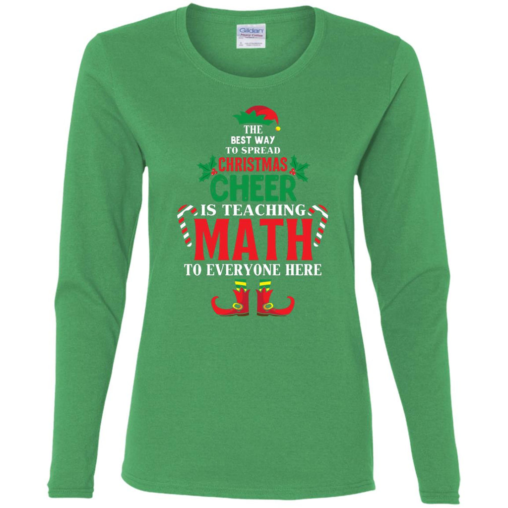 Christmas Cheer Is Teaching Math Women Long Sleeve Shirt