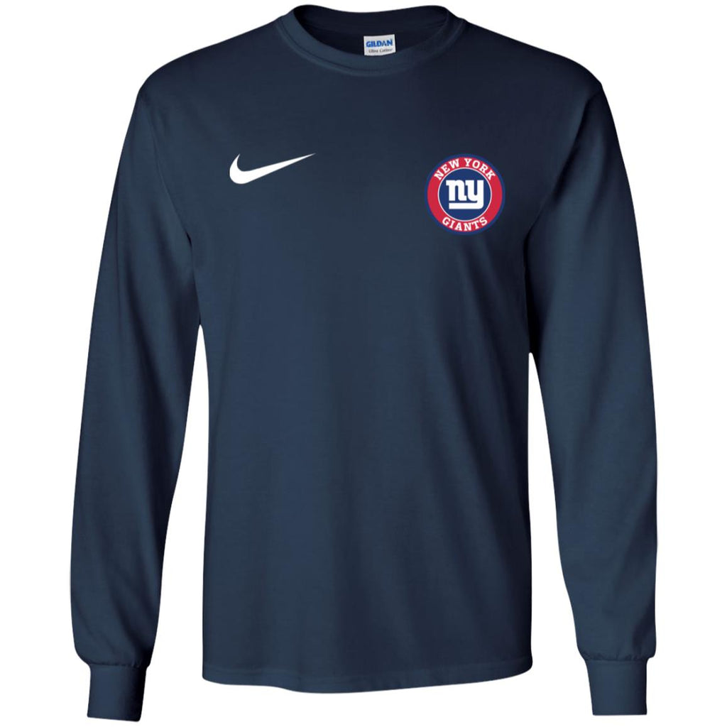 Nike New York Giants Nfl Football Men Long SLeeve Shirt