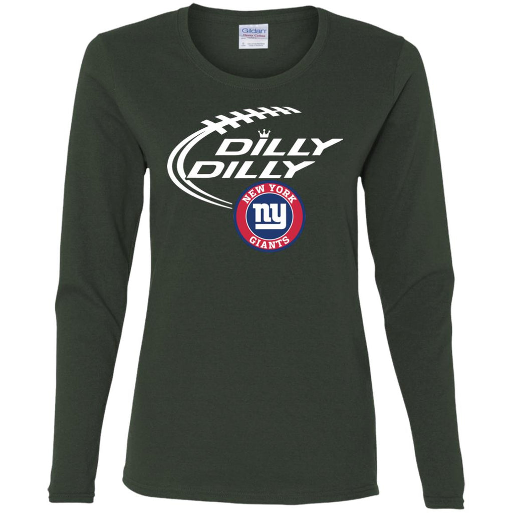 Dilly Dilly New York Giants Nfl Football Women Long Sleeve Shirt