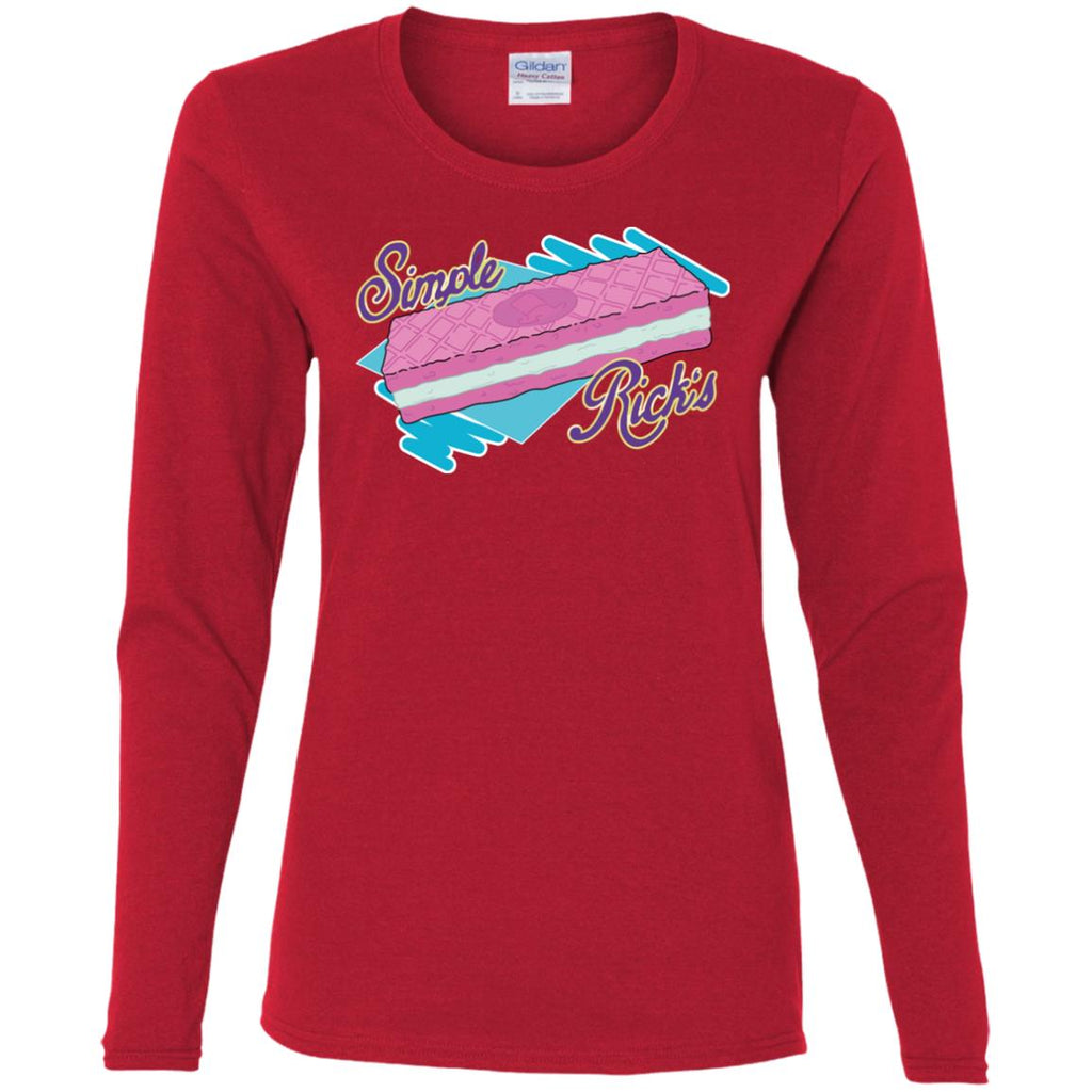 Rick And Morty Simple Rick's Wafer Cookie Women Long Sleeve Shirt