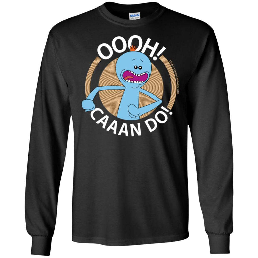 Rick And Morty Mr Meeseeks Oooh Caaan Do Mug Men Long SLeeve Shirt
