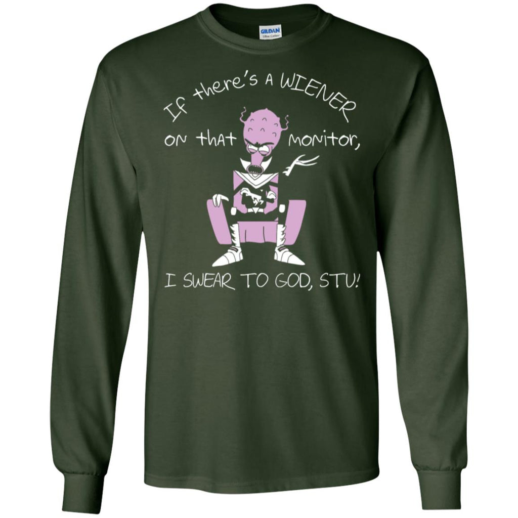 Rick And Morty If There's A Wiener Men Long SLeeve Shirt