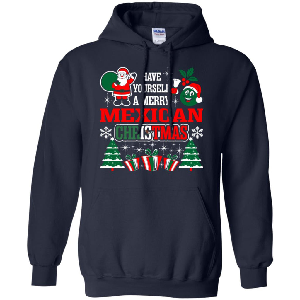 Have Yourself A Merry Mexican Christmas Men Pullover Hoodie