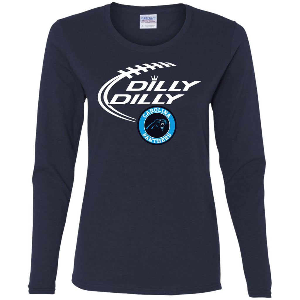 Dilly Dilly Carolina Panthers Nfl Football Women Long Sleeve Shirt