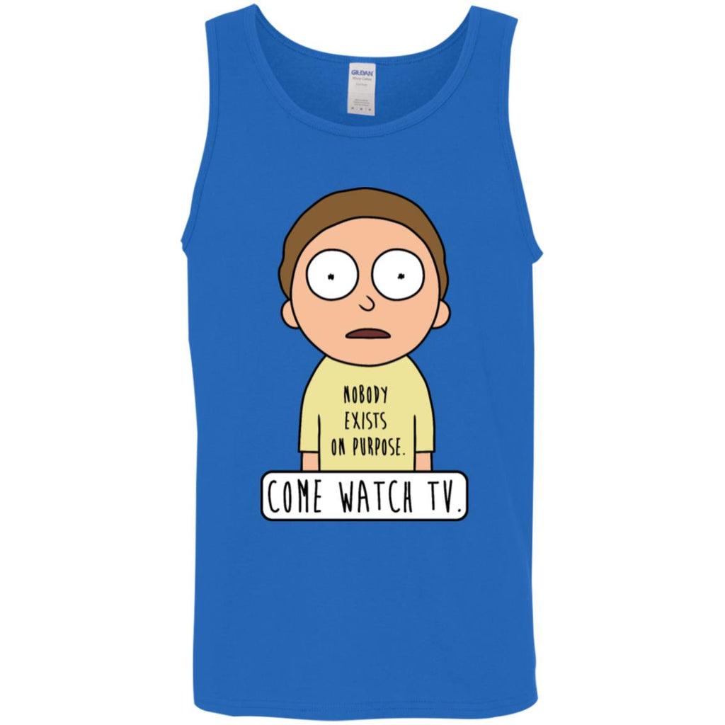 Rick And Morty Come Watch Tv Quote Men Tank Top