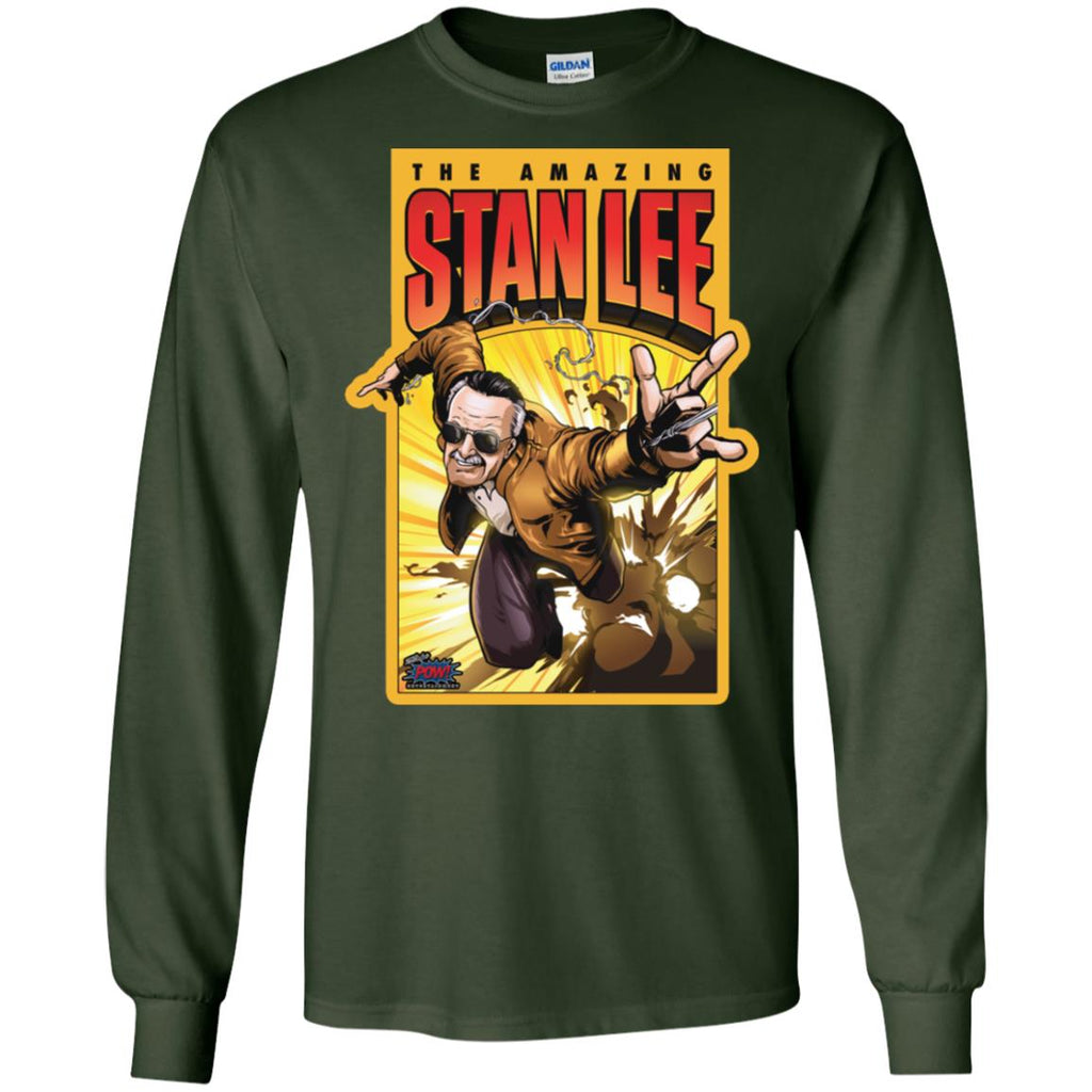 Pow - Entertainment's Amazing Stan Lee Men Long SLeeve Shirt
