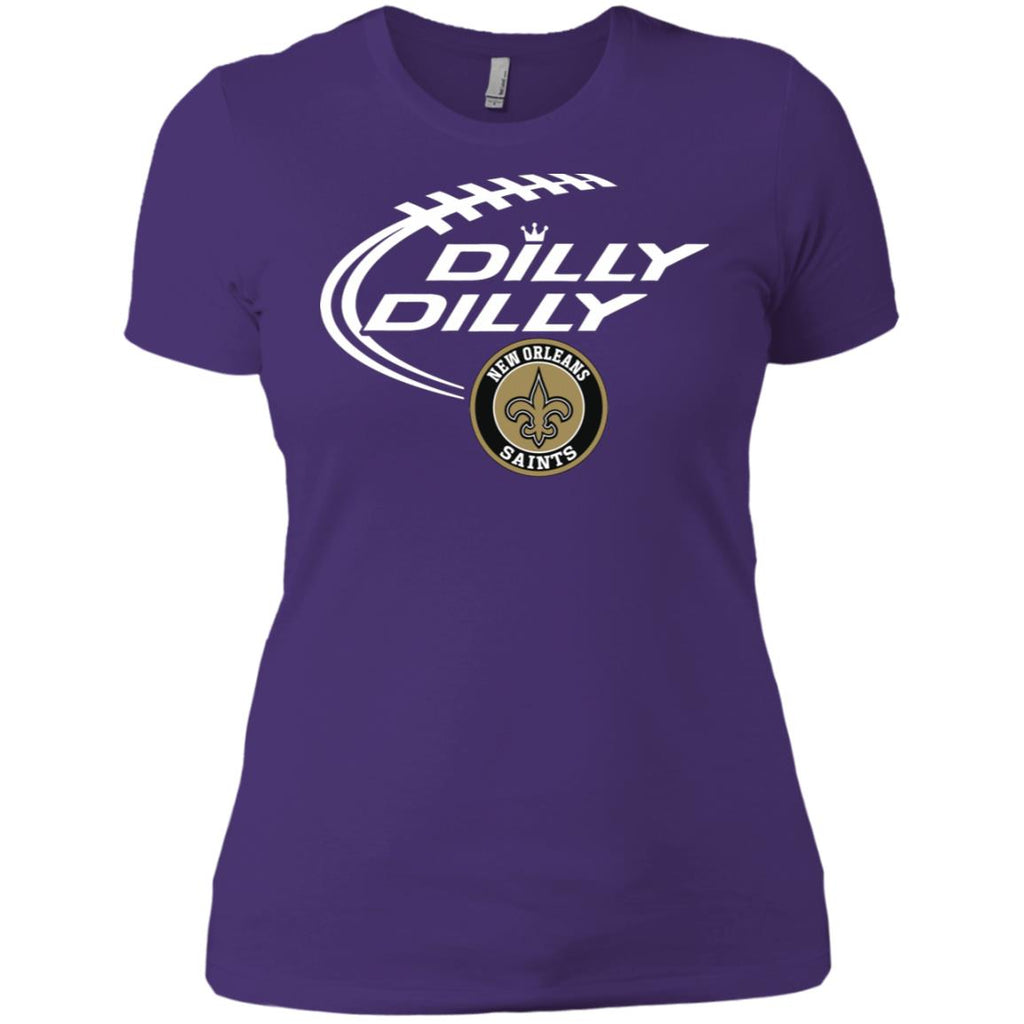 Dilly Dilly New Orleans Saints Nfl Football Women T-Shirt