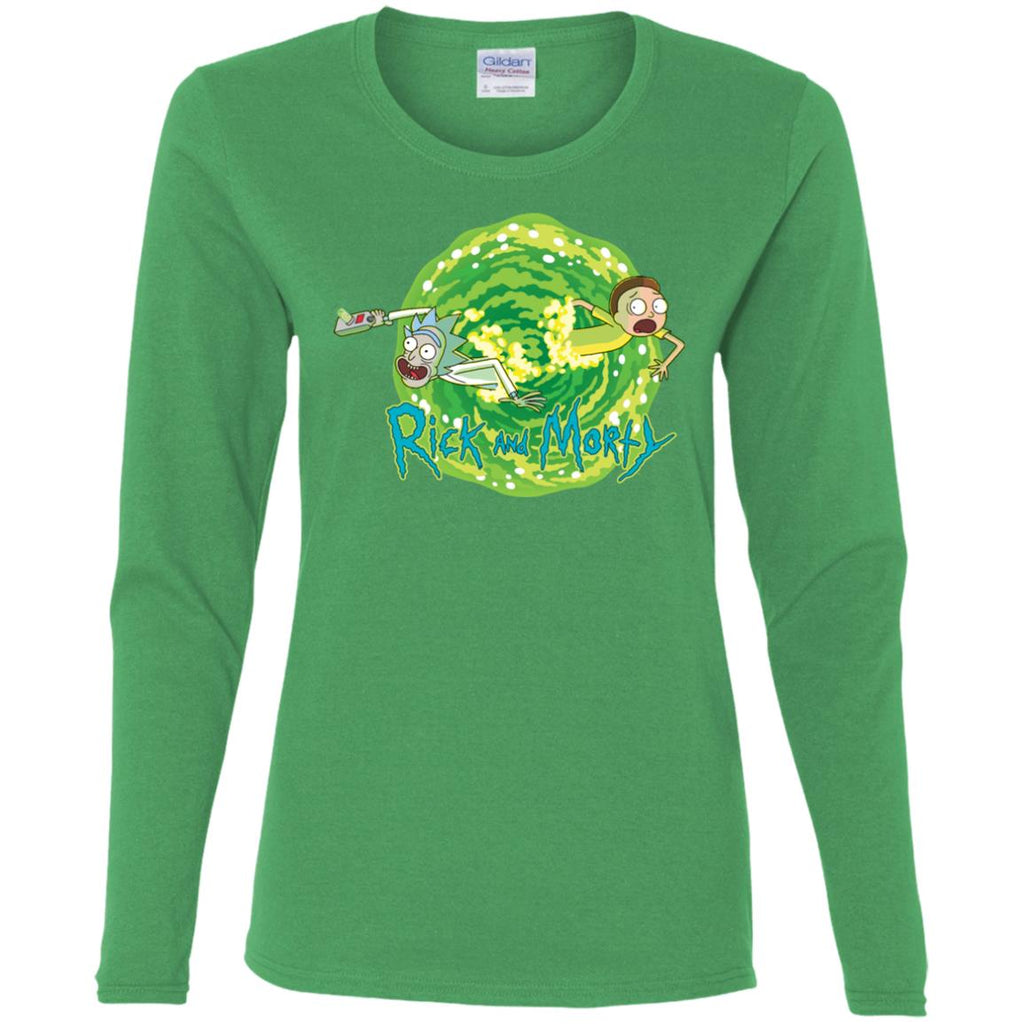 Rick And Morty Multidimensional Travel Women Long Sleeve Shirt