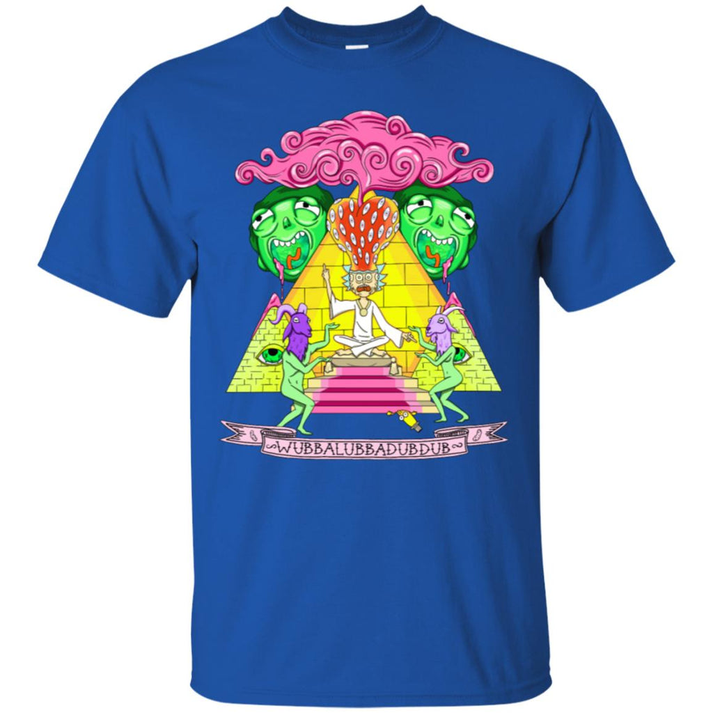 Rick And Morty Pyramid With Catchphrase Men T-Shirt