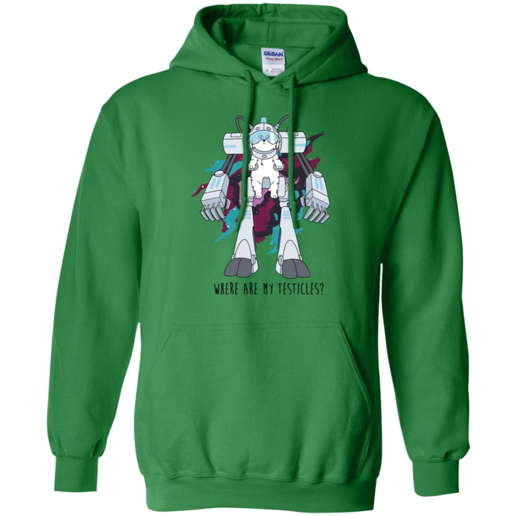 Rick And Morty Snuffles Funny Men Pullover Hoodie