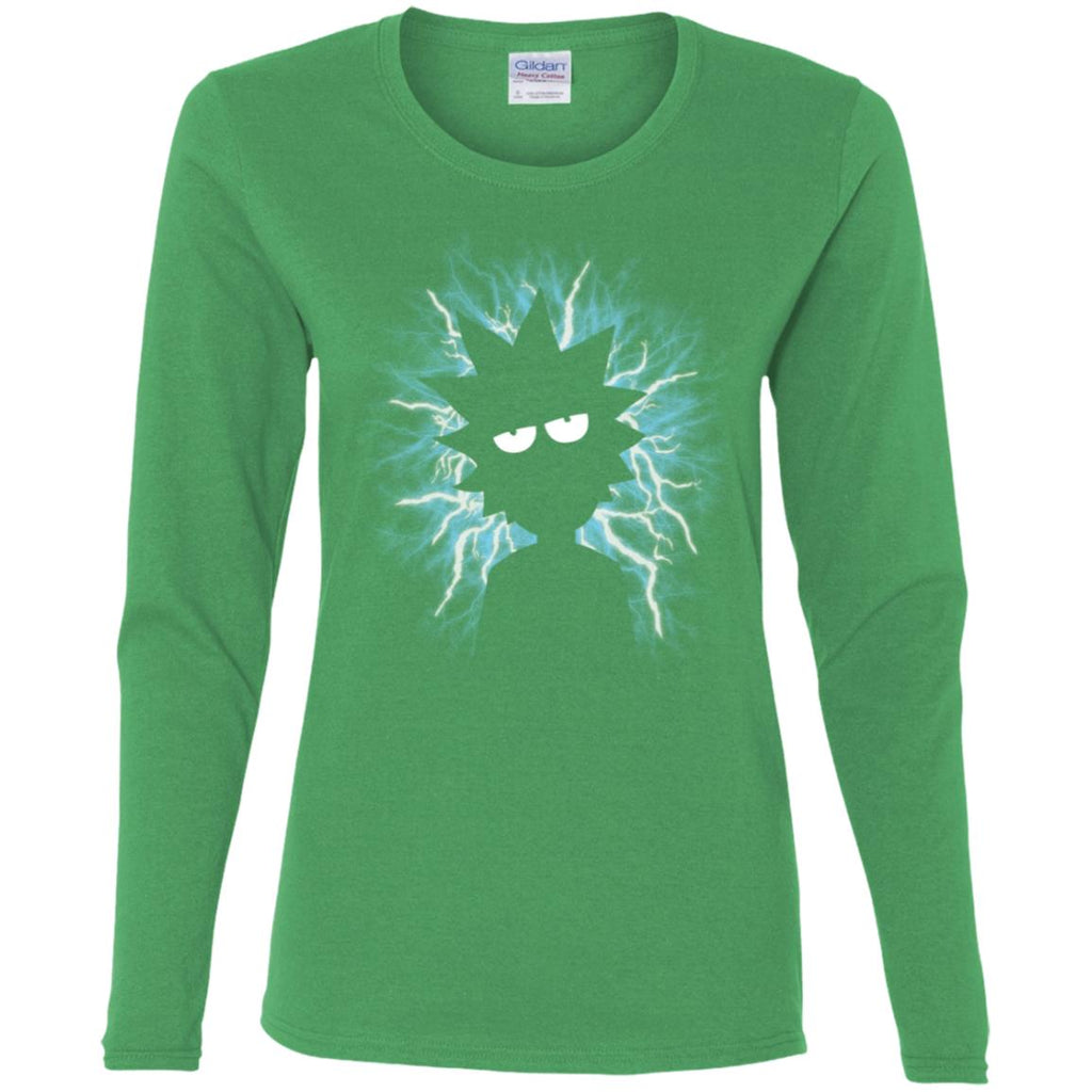 Rick And Morty Mad Scientist Women Long Sleeve Shirt