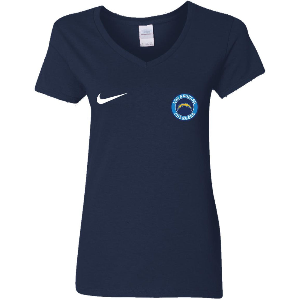 Nike Los Angeles Chargers Nfl Football Women V-Neck T-Shirt