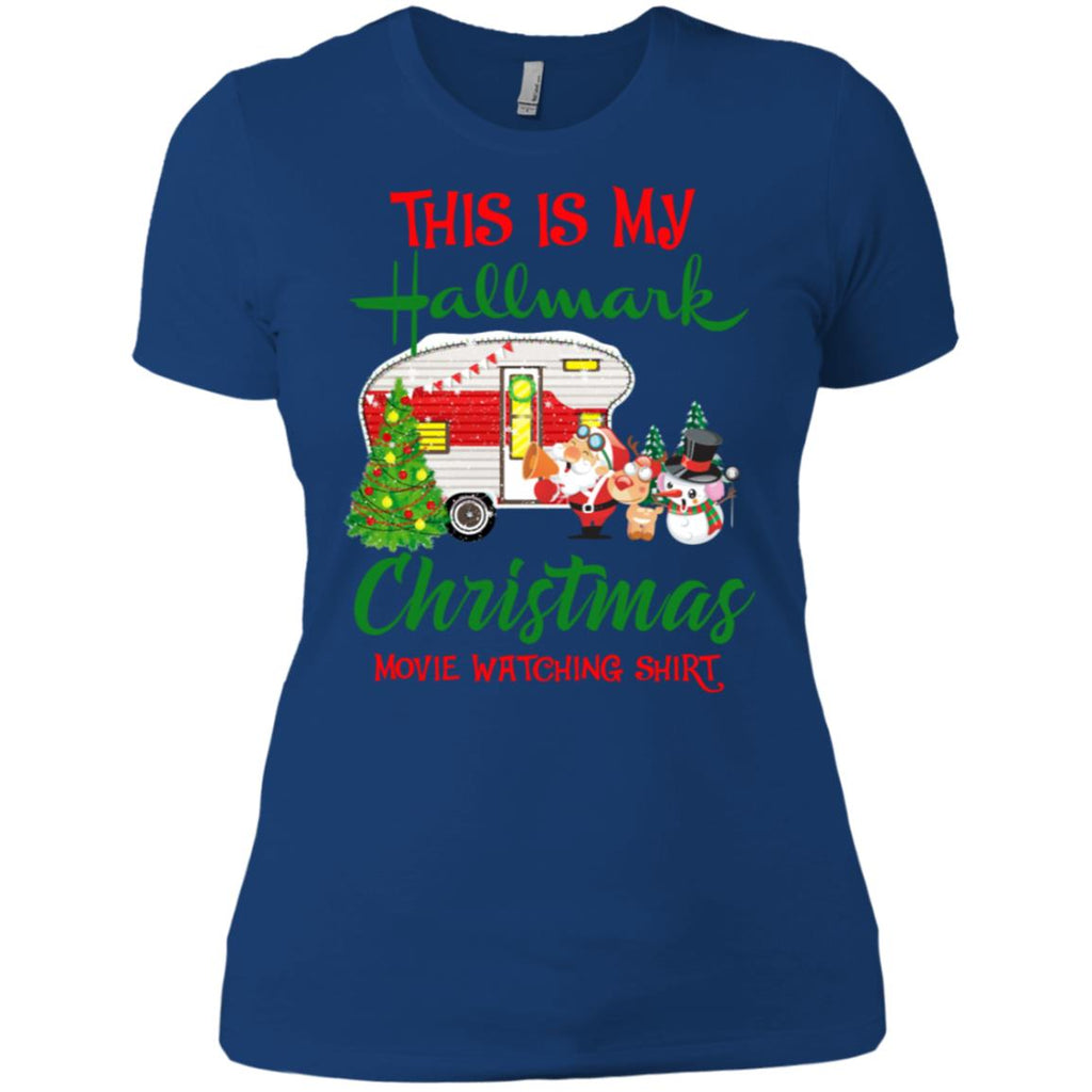This Is My Hallmark Christmas Movie Watching Women T-Shirt