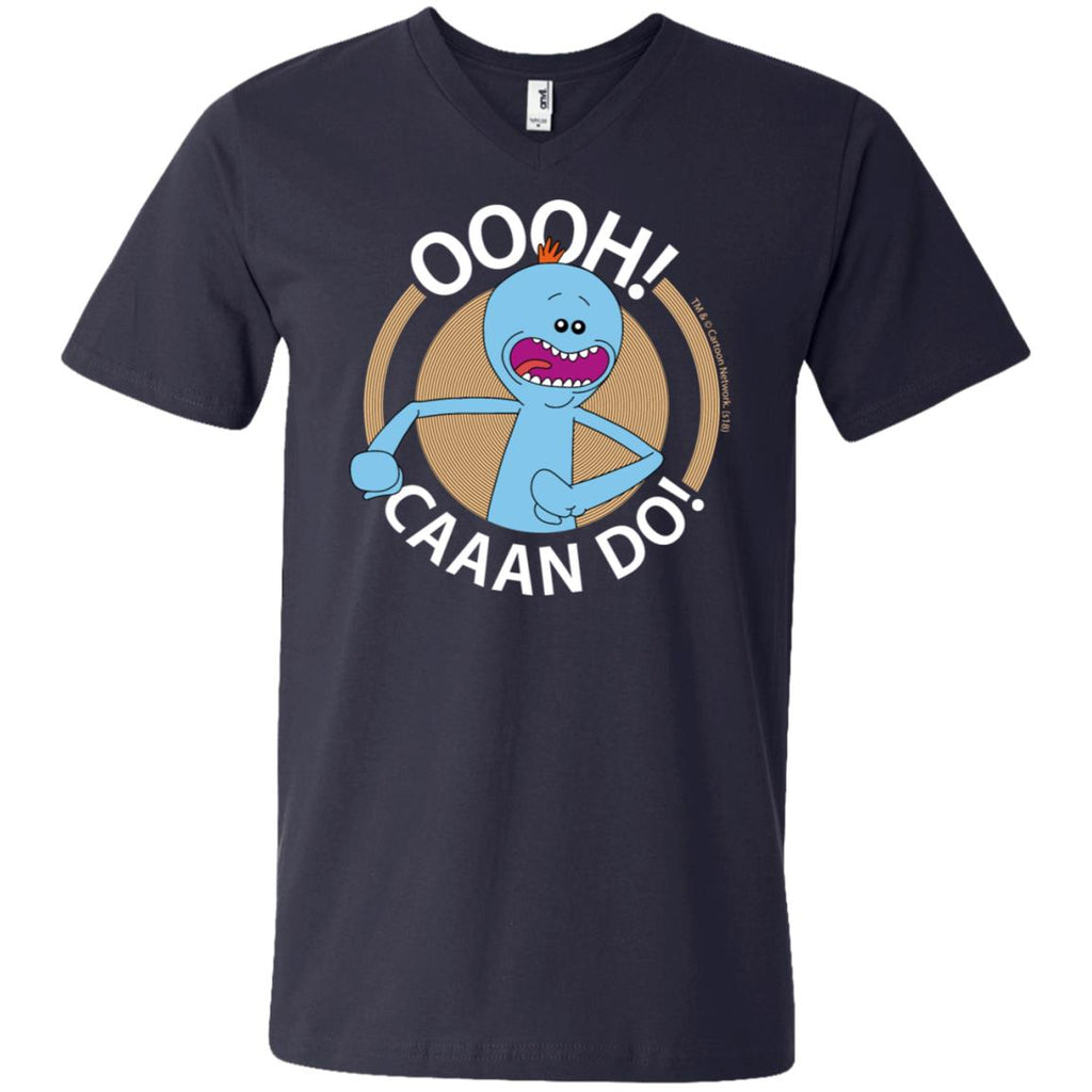 Rick And Morty Mr Meeseeks Oooh Caaan Do Mug Men V-Neck T-Shirt