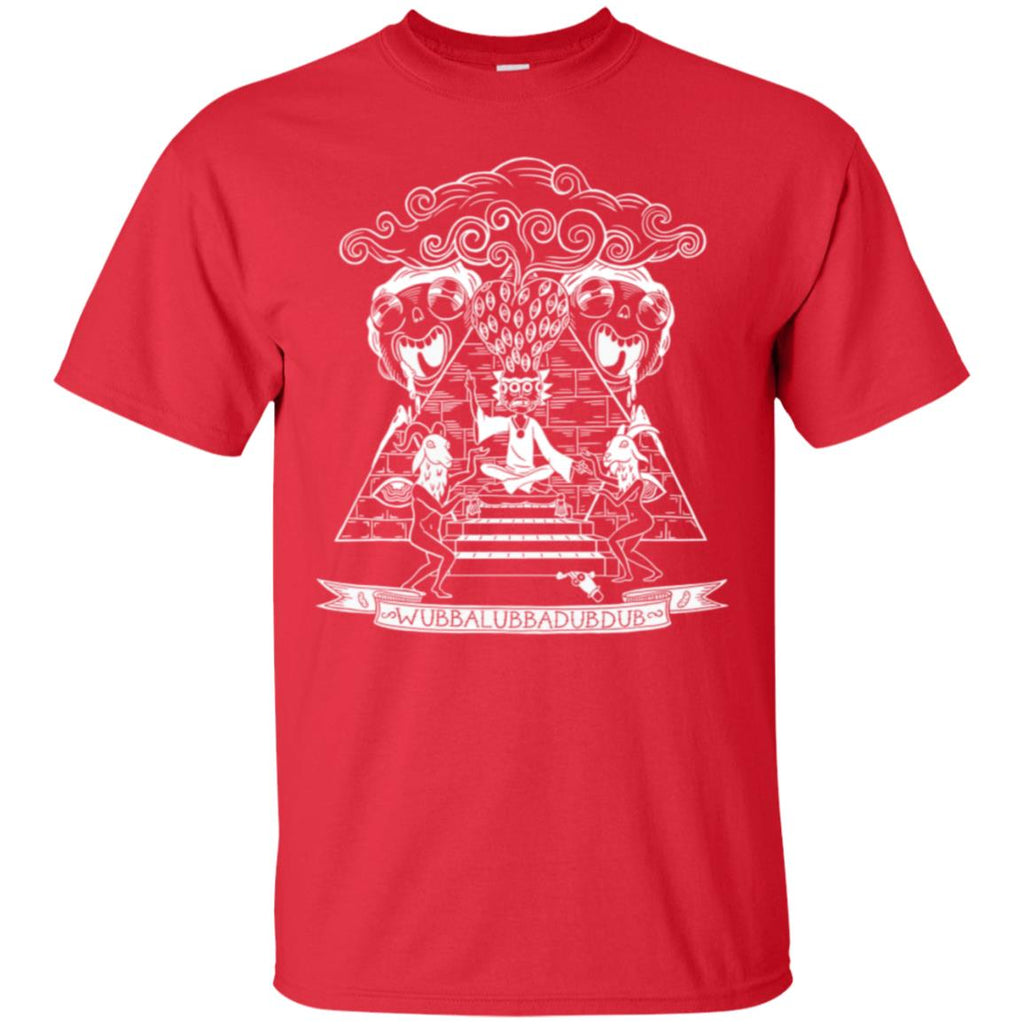 Rick And Morty Wubba Lubba Dub Dub Pyramid Men T-Shirt
