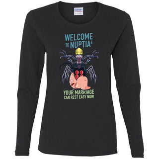 Rick And Morty Welcome To Nuptia Women Long Sleeve Shirt