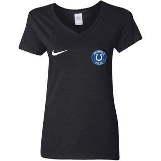 Nike Indianapolis Colts Nfl Football Women V-Neck T-Shirt