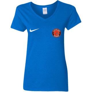 Nike Cleverlan Browns Nfl Football Women V-Neck T-Shirt