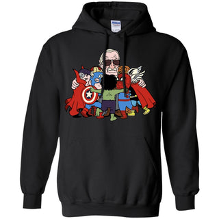 Stan Lee Shirt - Father Of Super Heroes Men Pullover Hoodie