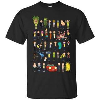 Ricky And Morty The Many Morty's Men T-Shirt