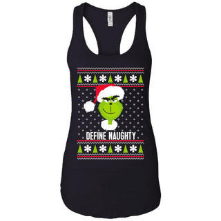Dr. Seuss The Grinch Naughty Grinch Christmas Sweatshirt Women Tank