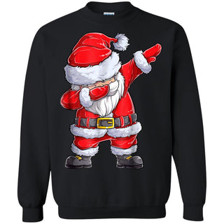 Dabbing Santa Shirt Christmas Boys Kids Men Xmas Gifts Tees Unisex Crewneck Pullover Sweatshirt