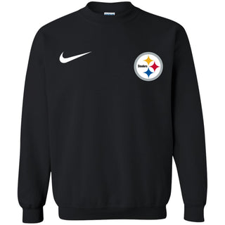Nike Pittsburgh Steelers Logo Nfl Football Unisex Crewneck Pullover Sweatshirt