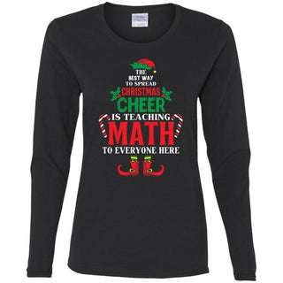 Christmas Cheer Is Teaching Math Women Long Sleeve Shirt