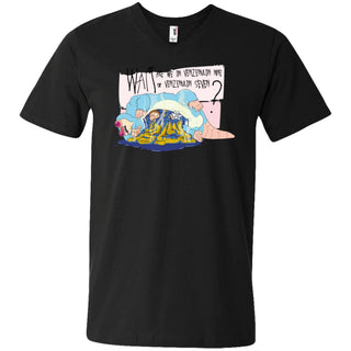 Ricky And Morty Which Venzenulon Are We On Men V-Neck T-Shirt