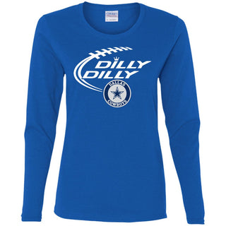 Dilly Dilly Dallas Cowboys Nfl Football Women Long Sleeve Shirt