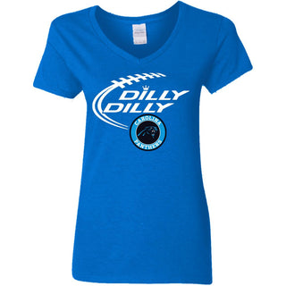 Dilly Dilly Carolina Panthers Nfl Football Women V-Neck T-Shirt